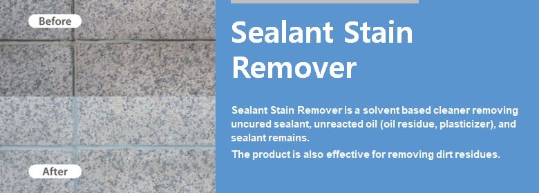 ConfiAd® Sealant Stain Remover is a solvent based cleaner removing uncured sealant, unreacted oil (oil residue, plasticizer), and sealant remains.
The product is also effective for removing dirt residues.